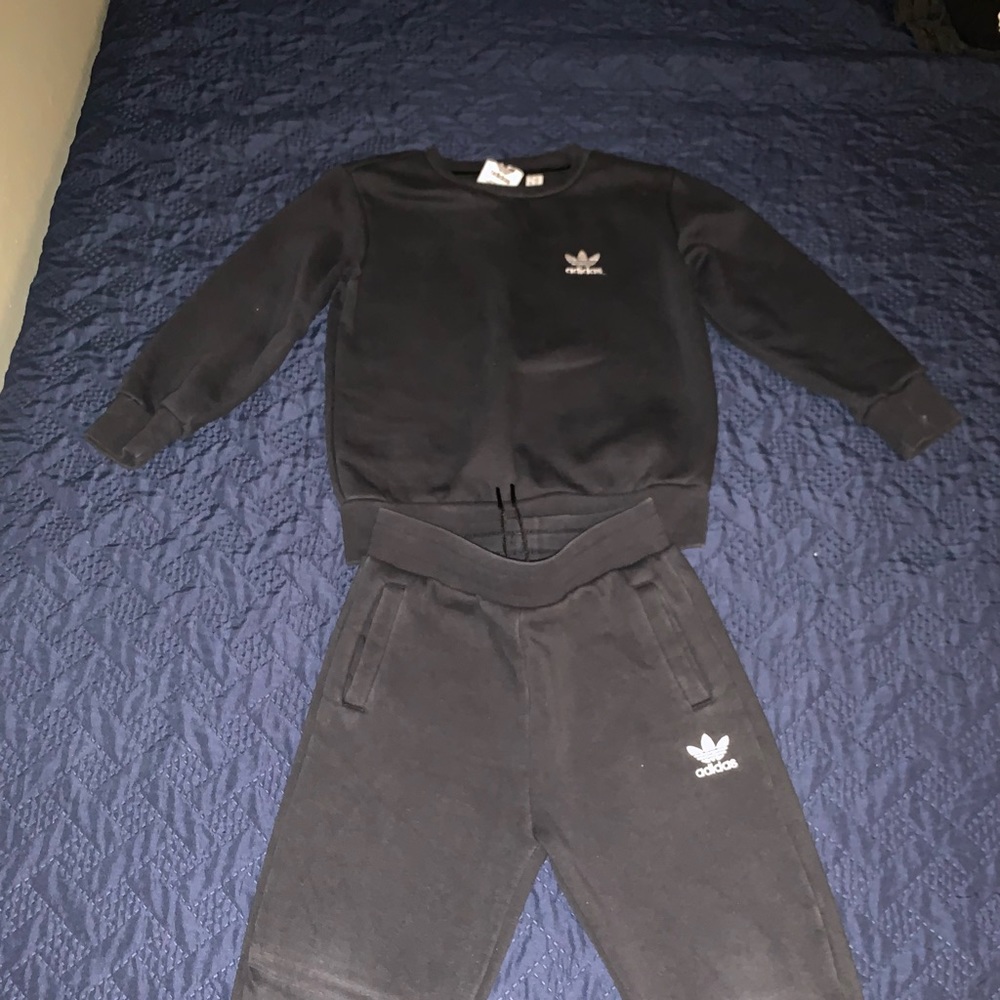 Adidas sweat suit fleece